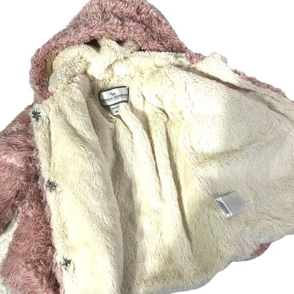 American Widgeon Infant's Fluffy Faux Fur Hooded Coat Size 12M - Picture 10 of 13
